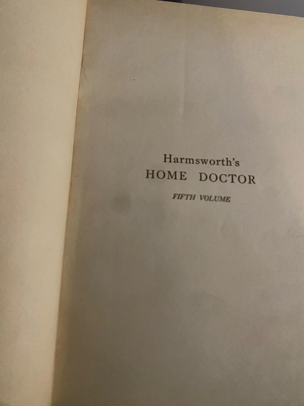 Harmsworth's Medical Encyclopaedia — Complete 6-Volume Antique Set, 1920s