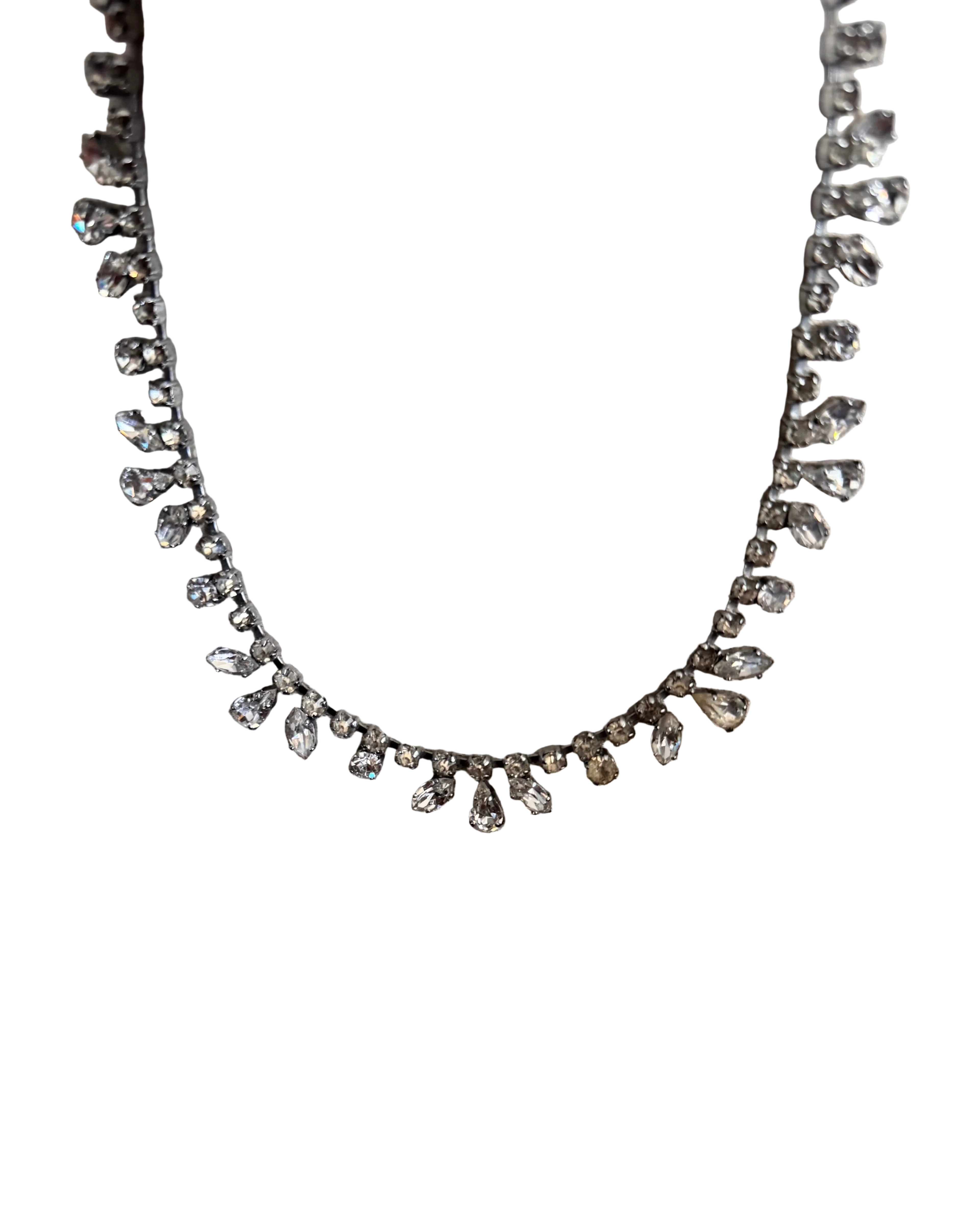 Rhinestone Crystal Vintage Necklace