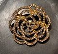 Modern New Brooch in a Rose Design