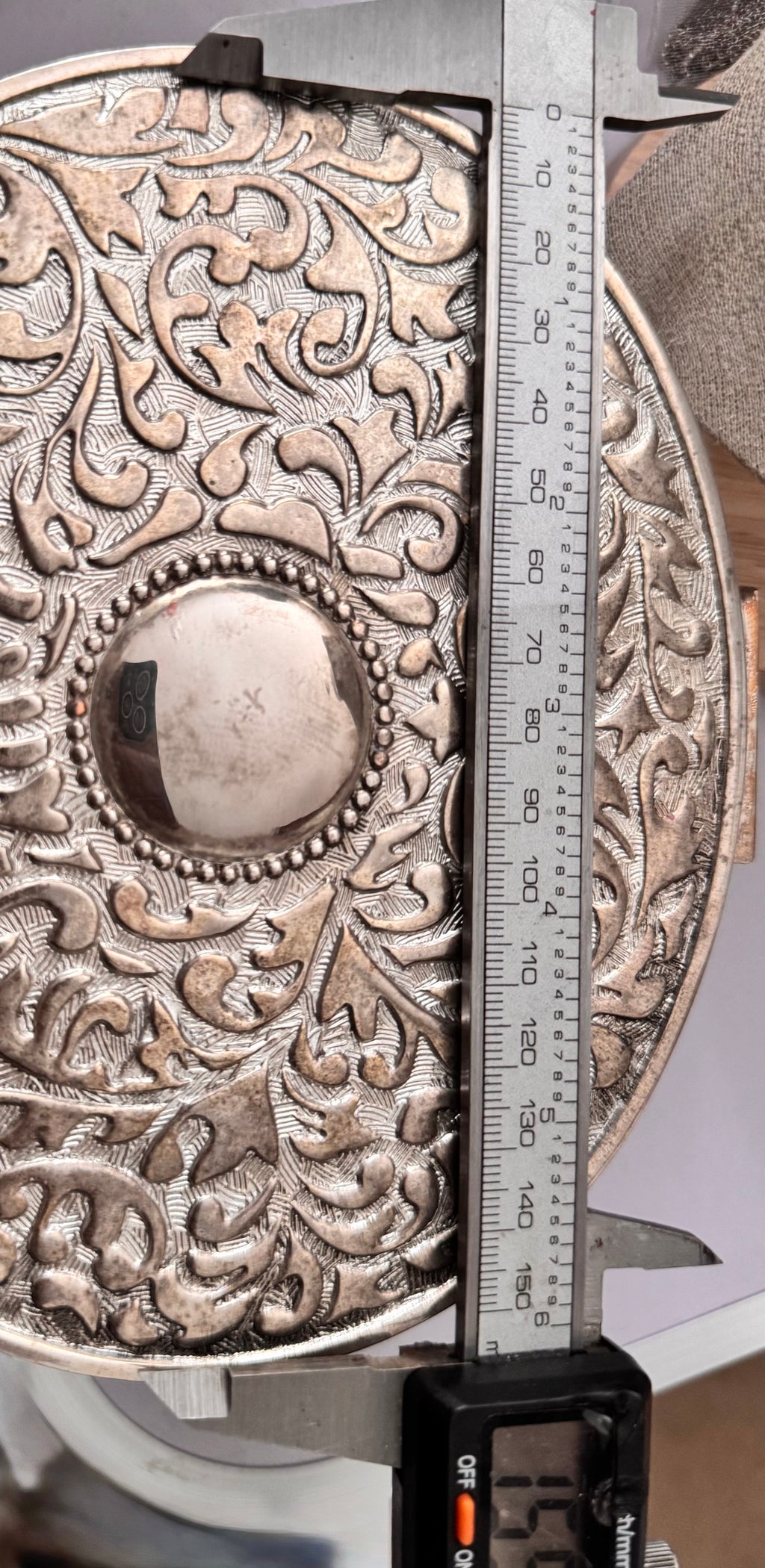 Vintage Jewellery Box /Trinket box in Silver plate