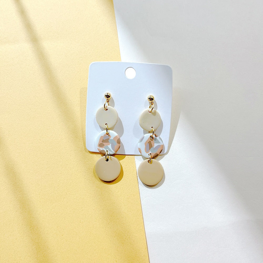 Vintage style New Earrings In Cream & Beige Summer Colours