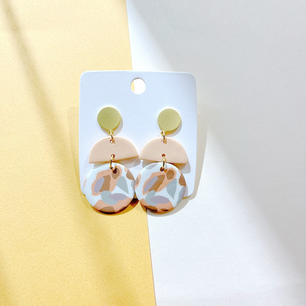 Vintage style New Earrings In Cream & Beige Summer Colours