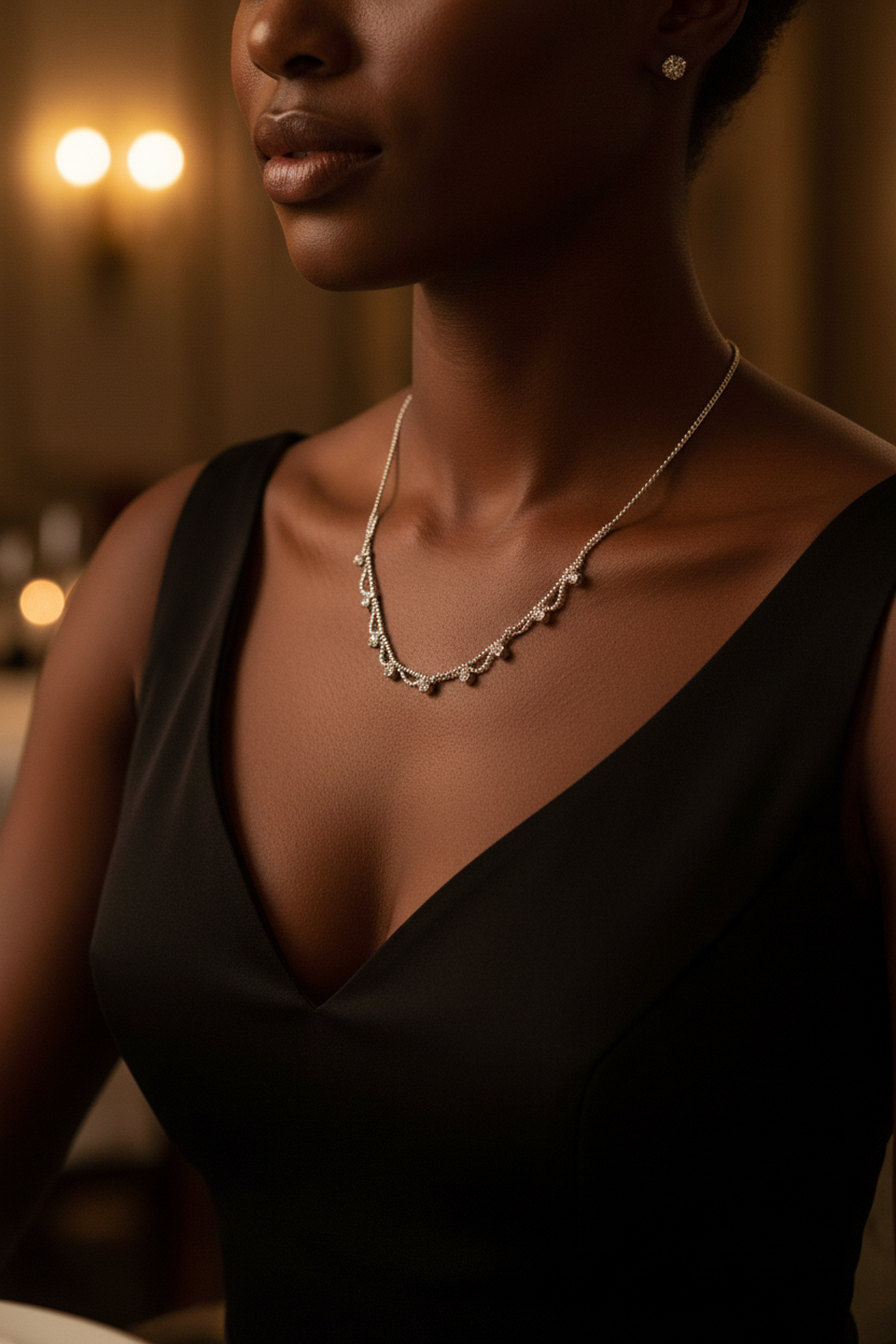 Sterling silver & Docz Necklace (qvc) Stunning Unique Design