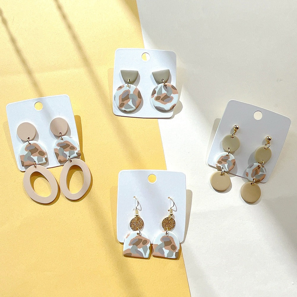 Vintage style New Earrings In Cream & Beige Summer Colours