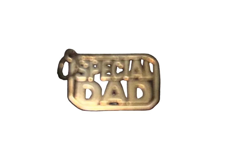 9ct Gold Special Dad Charm Pendant | British Hallmarked | English Rose