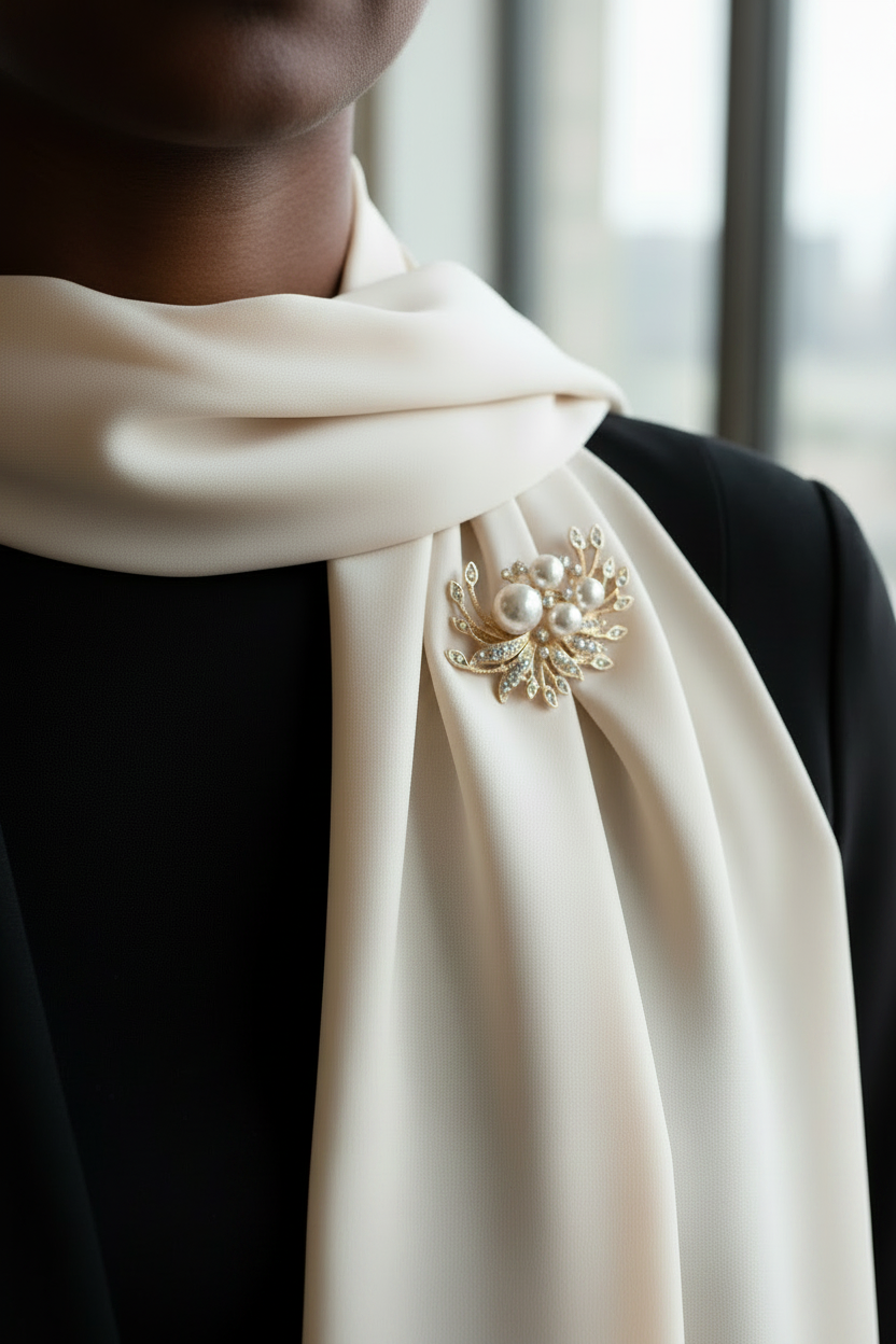 Sparkle Aurelia Borealis AB Crystal Brooch — Gold or Silver Tone