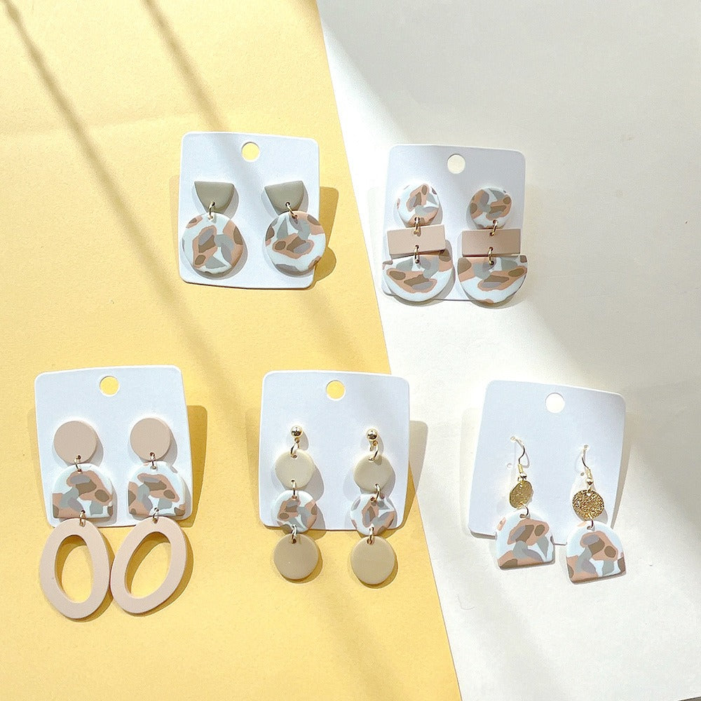 Vintage style New Earrings In Cream & Beige Summer Colours