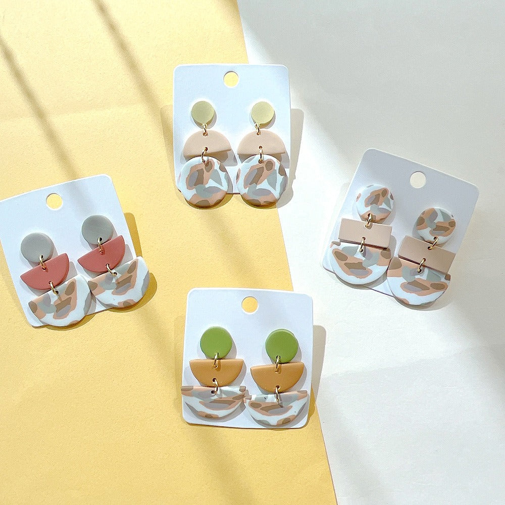 Vintage style New Earrings In Cream & Beige Summer Colours