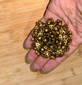 Vintage floral Brooch in Gold tone large