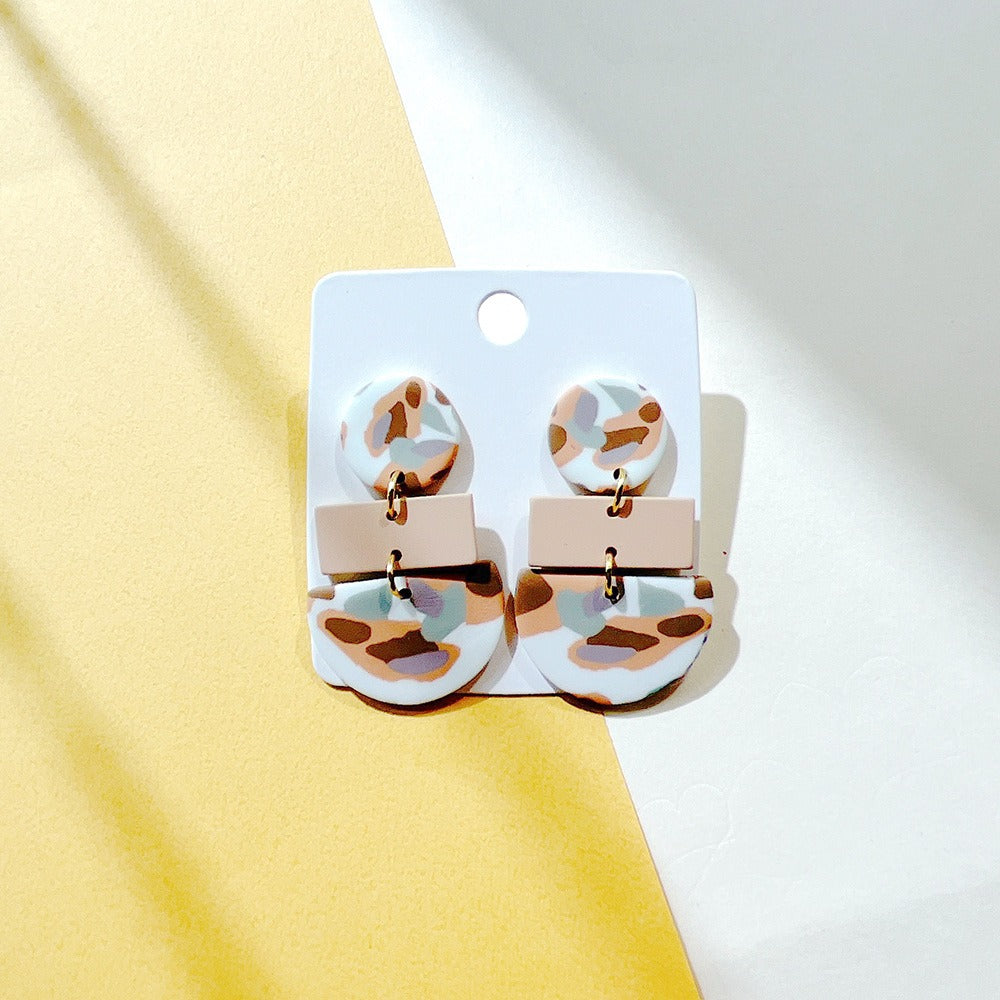 Vintage style New Earrings In Cream & Beige Summer Colours
