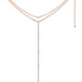 A gold-tone version of the 90's Statement necklace. 