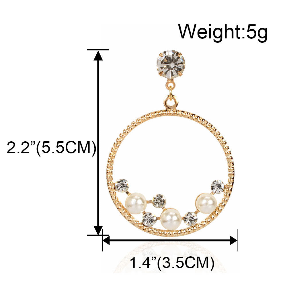 The measurements of the earrings and 5.5cm 2.2" tall & a width of 3.5cm 1.4"