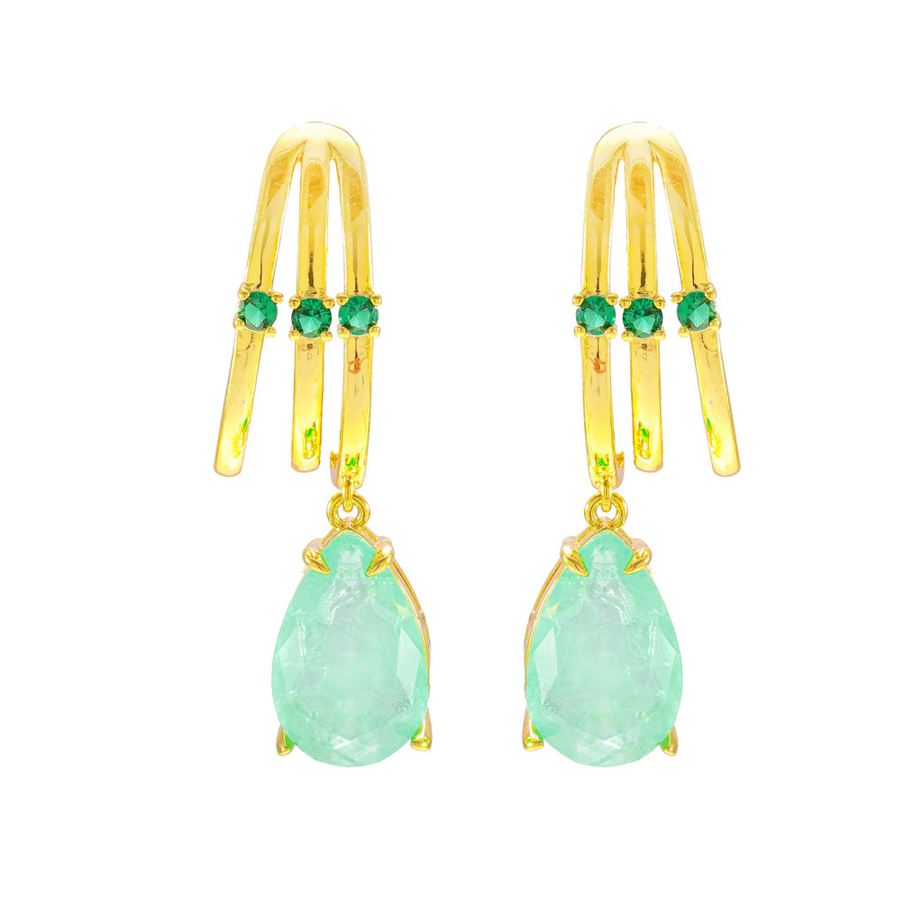 Cross Earrings & Necklace Set | Vintage Palace Style | Several-Tones