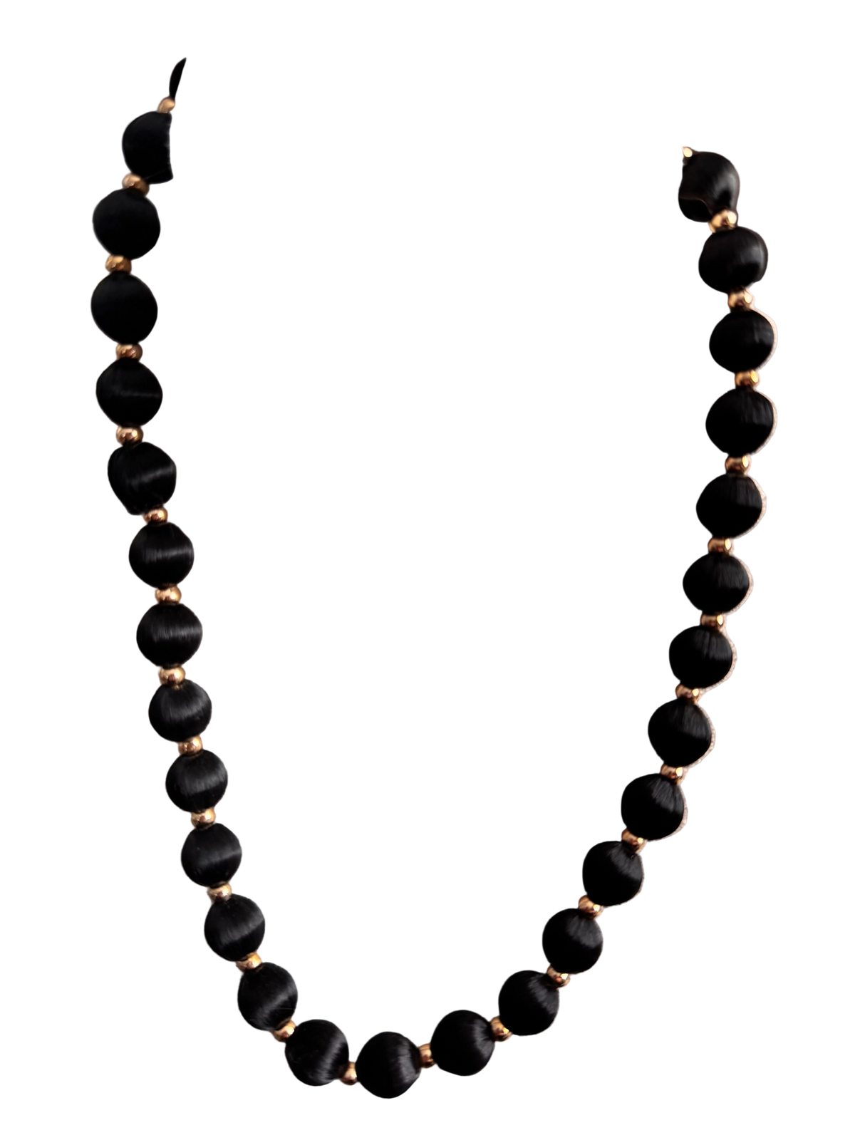 Vintage Black & Gold Beads