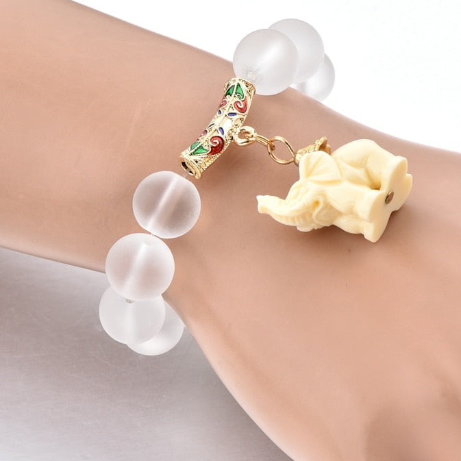 This image shows a hand with the bracelet in place