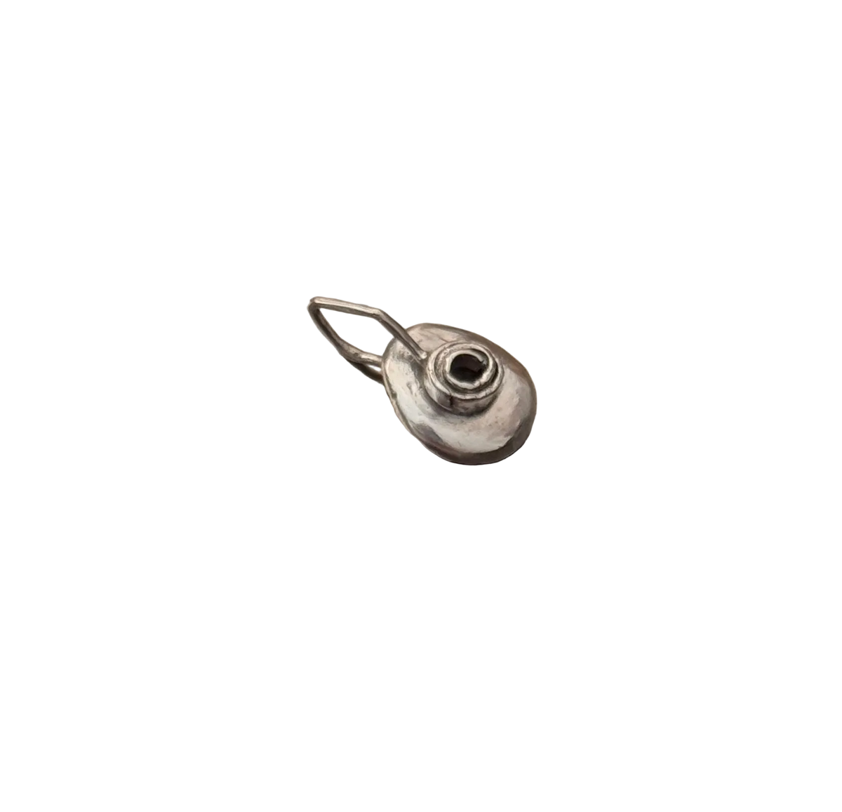 Handmade Sterling Silver Rose Pendant