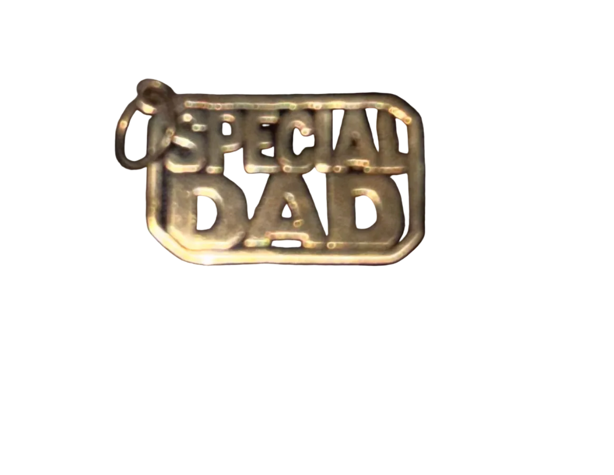 9ct Gold Special Dad Charm Pendant | British Hallmarked | English Rose