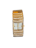 Gold-Toned Diamanté Watch by GwG | English Rose