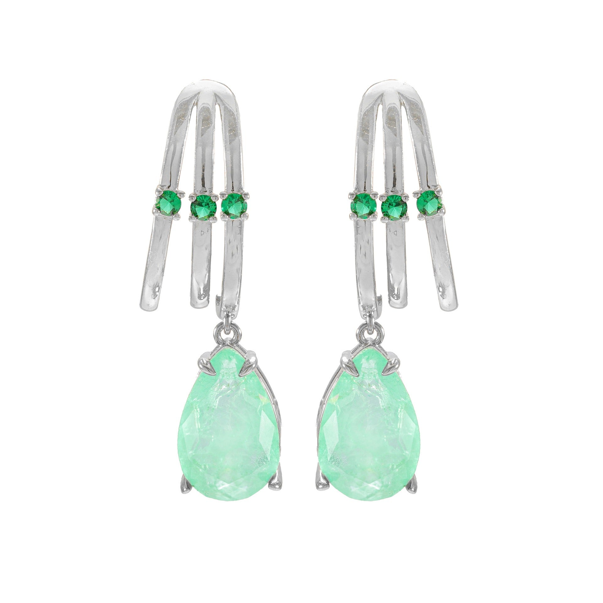 Cross Earrings & Necklace Set | Vintage Palace Style | Several-Tones