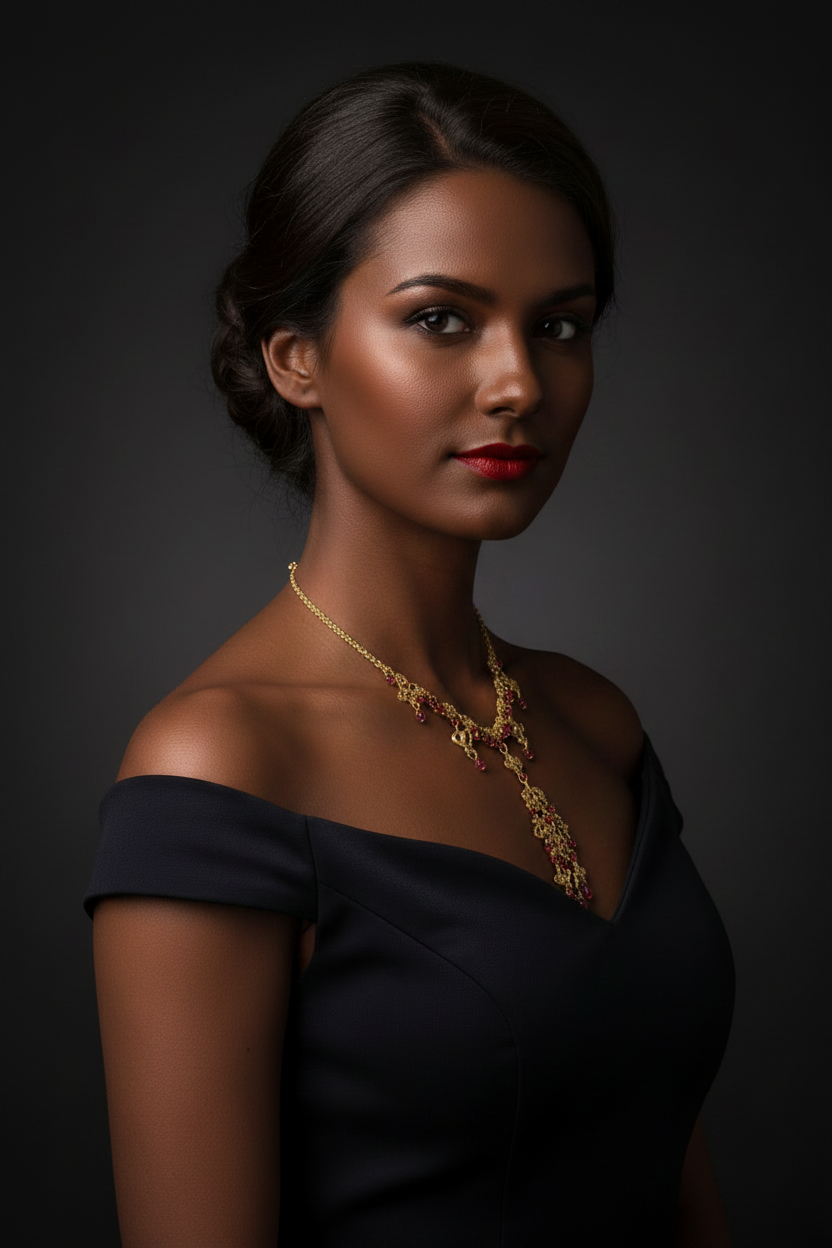Collier vintage en filigrane réalisé par Oasis