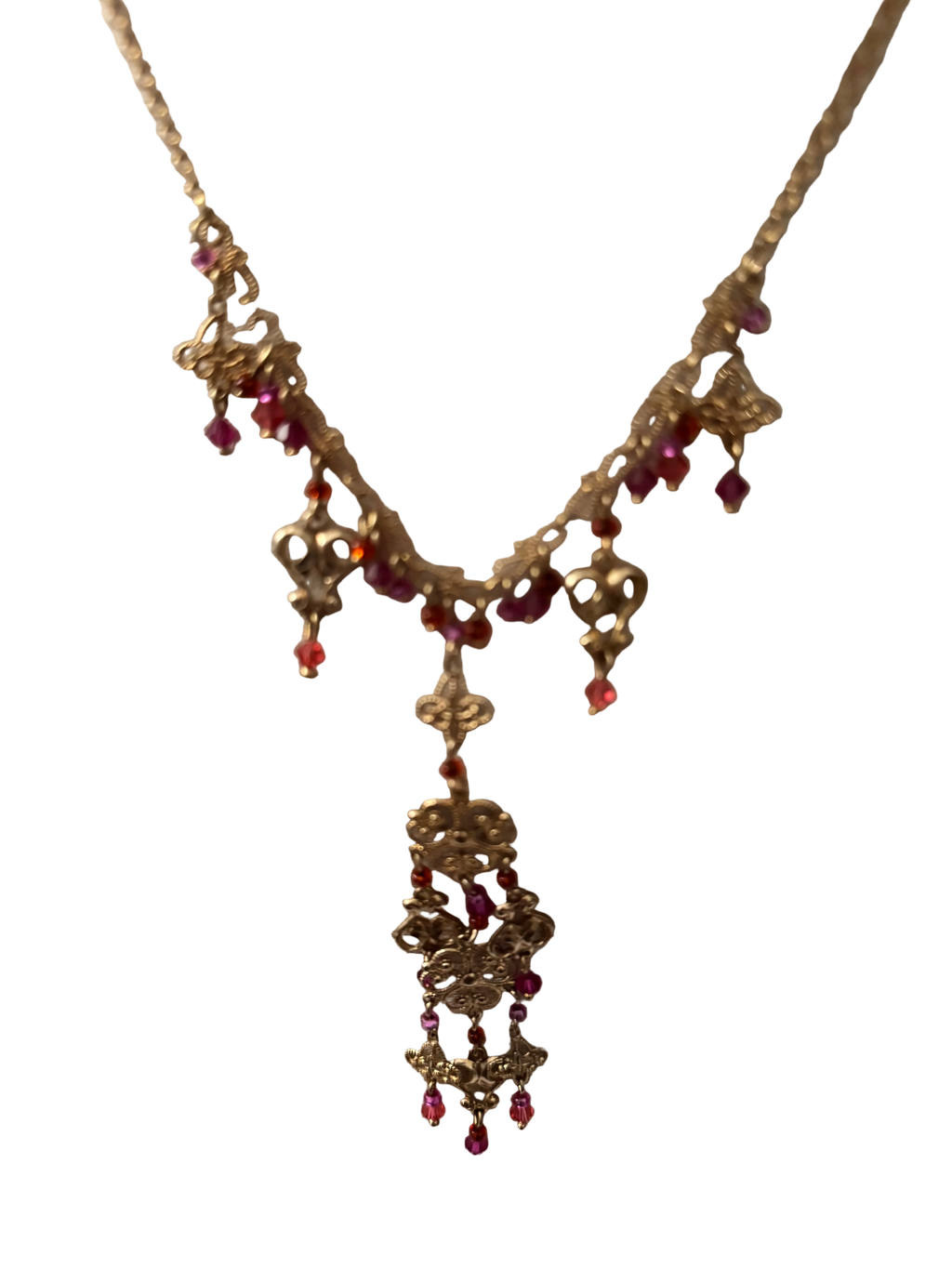 Collier vintage en filigrane réalisé par Oasis