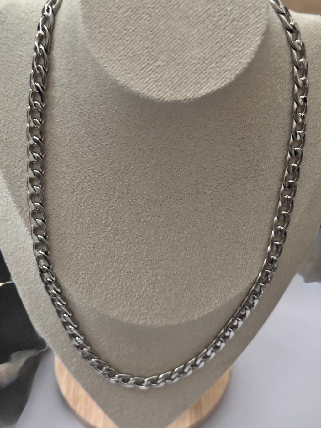 Mans Stainless Steel Neck chain large links