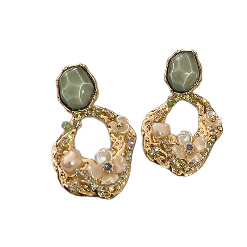 Another angle of the earrings, this time with a white background