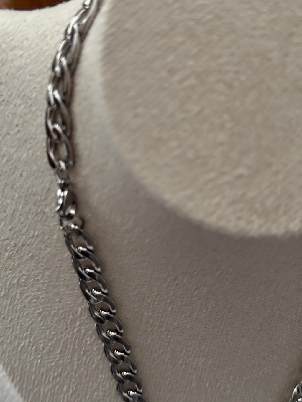 Mans Stainless Steel Neck chain large links