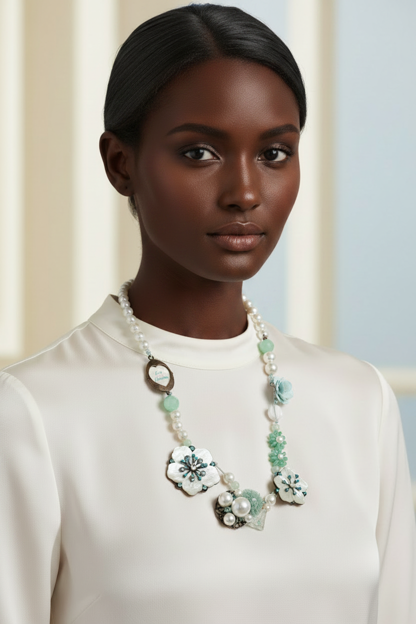 Designer Made Vintage Necklace by Les Nereides