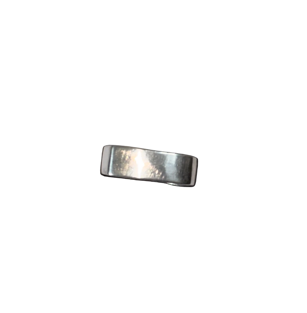 Thick square Sterling Silver Ring British Hallmarked