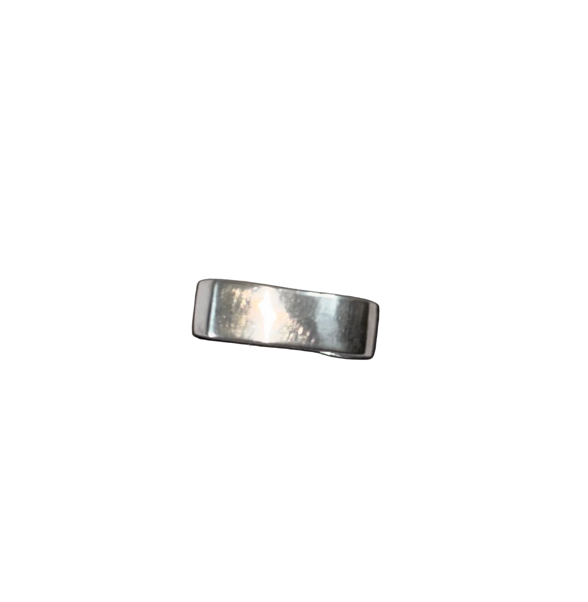 Thick square Sterling Silver Ring British Hallmarked