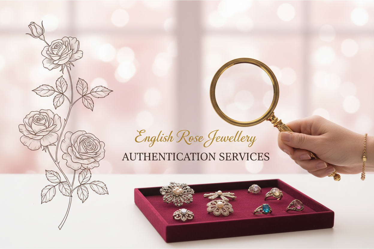 English Rose Jewellery Authentication Banner - Fresh
